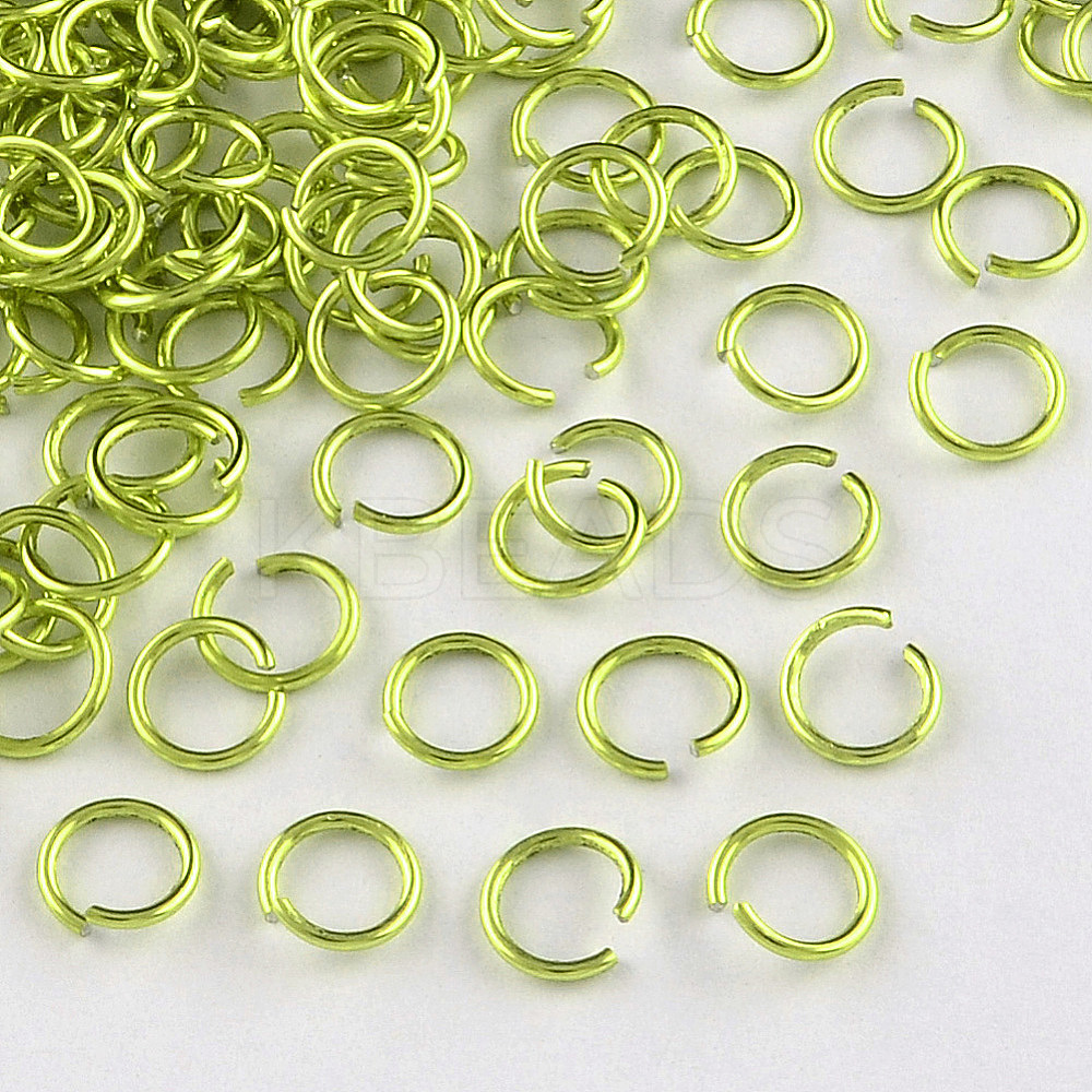 Wholesale Aluminum Wire Open Jump Rings KBeads