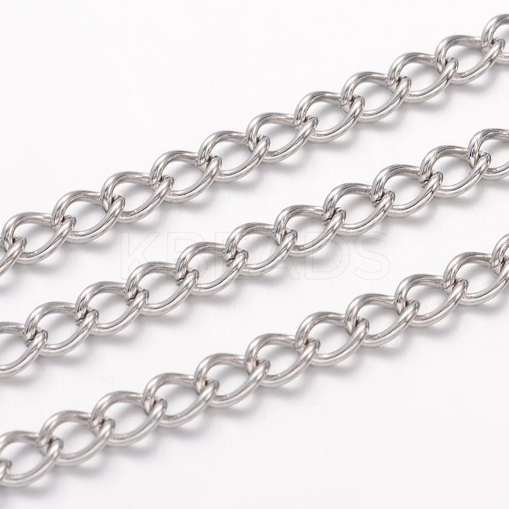 Wholesale 304 Stainless Steel Twisted Chains KBeads