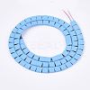 Spray Painted Non-magnetic Synthetic Hematite Beads G-T116-07-03-2