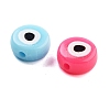 Opaque Printed Acrylic Beads OACR-G038-04-2