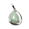Natural Green Aventurine Pendants G-B033-04P-23-2