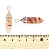Glass Pointed Pendants G-XCP0001-33-3