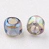 Round Transparent Colors Rainbow Glass Seed Beads X-SEED-A007-2mm-172-2