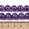 Natural Amethyst Round Bead Strands G-M212-10mm-01A-6