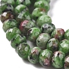 Dyed Natural Malaysia Jade Rondelle Beads Strands G-E316-2x4mm-43-4