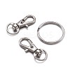 Alloy Swivel Lobster Claw Clasps FIND-TA0001-01P-4