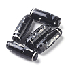 Tibetan Style Guanyin/ Goddess of Mercy Pattern dZi Beads TDZI-D008-18-2