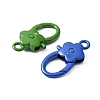 10Pcs Spray Painted Alloy Lobster Claw Clasps FIND-YW0001-58-2