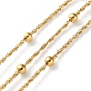 304 Stainless Steel Chains with Beads CHS-F020-12G-1