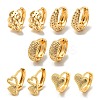 Light Gold Brass Hoop Earrings for Women EJEW-E295-36KCG-1