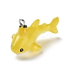 Sea Animal Theme Opaque Resin Pendants X-RESI-D071-04E-1