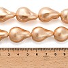 Electroplate Porcelain Beads Strands BSHE-C009-04B-4