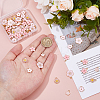 100Pcs 5 Styles Alloy Enamel Charms ENAM-HS0001-03-3