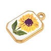Printed 304 Stainless Steel Pendants SA-CBA7467-02B-G-2