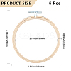 Bamboo Embroidery Hoops AJEW-WH20020-316A-2