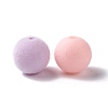 Flocky ABS Plastic Beads KY-G025-02A-3