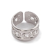 304 Stainless Steel Cuff Rings RJEW-G285-79P-2