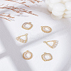 6Pcs 3 Styles Rack Plating Pendants FIND-LP0005-81-1