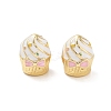 Cake Rack Plating Brass Enamel Beads KK-G512-02G-2