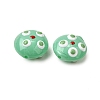 Transparent Glass Enamel Beads LAMP-S079-01G-2