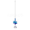 Crystal Glass Sun Catcher Pendant PW-WG2C834-01-1