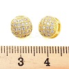 Rack Plating Brass Clear Cubic Zirconia Pendants KK-S379-03G-3