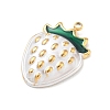 304 Stainless Steel Enamel Pendants STAS-F360-14G-01-2