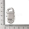 304 Stainless Steel Twister Clasps STAS-D382-05E-P-3