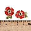 Brass Micro Pave Cubic Zirconia Pendants KK-C095-02G-3