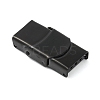 Ion Plating(IP) 201 Stainless Steel Watch Band Clasps X-STAS-C006-1-02B-01-1