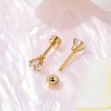 Star Glass Ear Fake Plugs EJEW-H105-23G-B-4