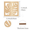 Laser Cut Unfinished Basswood Wall Decoration WOOD-WH0113-140-2