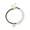 Natural Pearl Bead Bracelets BJEW-C068-04G-1
