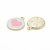 Alloy Enamel Pendants PALLOY-S181-039B-NR-3