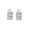 304 Stainless Steel Charms STAS-N095-137E-1