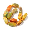 Dyed Natural Agate Beads Strands G-I394-C14-3