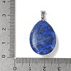 Natural Lapis Lazuli Pendants G-P599-02P-10-3