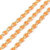 Brass Enamel Curb Chains CHC-C003-13G-08-1