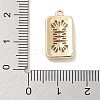 Brass with Clear Cubic Zirconia Pendants LS-KK-Z061-21C-G-3