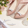 2 Pairs 2 Styles Alloy Shoe Buckle Clips FIND-GO0003-49-7