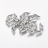 Tibetan Style Alloy Beads TIBEB-1000-AS-FF-1