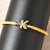 Adjustable Nylon Cord Bracelets X-BJEW-C096-01G-11-3