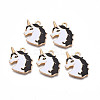 Alloy Enamel Pendants ENAM-S130-20A-1