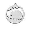 201 Stainless Steel Pendants LS-STAS-Z155-07P-1