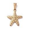 304 Stainless Steel Pendants STAS-I127-089G-1