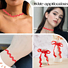 10 Yards Polyester Wavy Fringe Trim Ribbon OCOR-GF0004-25G-4