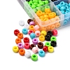 480Pcs 12 Colors Opaque Acrylic European Beads SACR-YW0001-42-3
