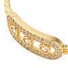 Rectangle Rack Plating Brass Micro Pave Cubic Zirconia Bracelets for Women BJEW-M040-07G-2