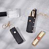 2Pcs PU Leather Lipstick Storage Bags Keychain AJEW-WR0001-23-5