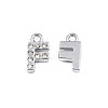 304 Stainless Steel Charms STAS-N095-137F-2